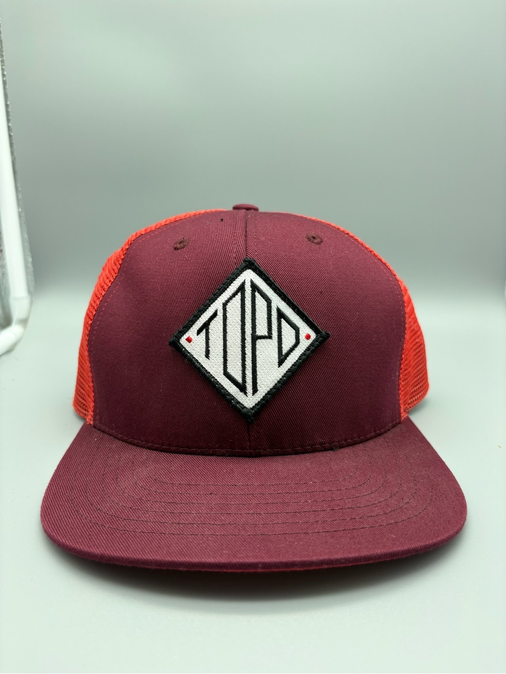 Topo Designs | Patch Logo Trucker Hat - Red